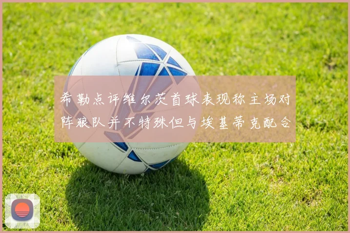 希勒点评维尔茨首球表现称主场对阵狼队并不特殊但与埃基蒂克配合默契